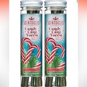 Candy Cane Forest Scented Ornaments, 2 packs, 12 ornaments, Scentsicles
